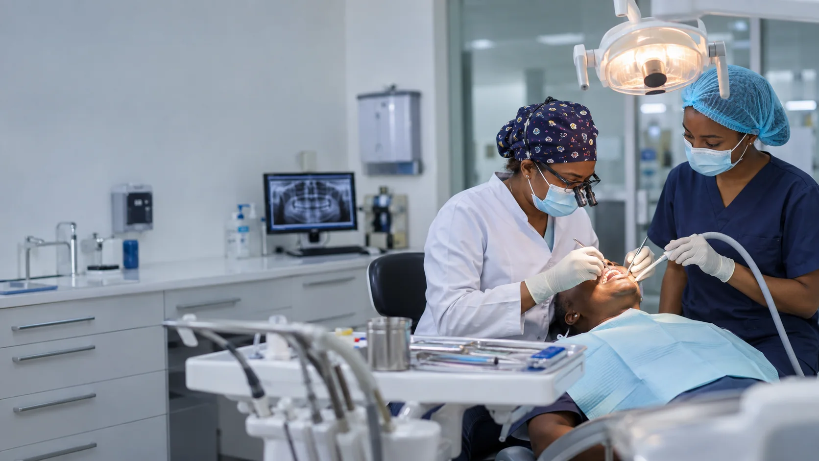 Dental surgery assistant clinical training