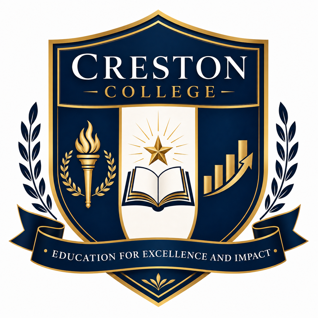 Creston College crest